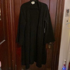 Yummy sweater - long, super thick and soft black sweater